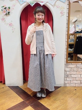 「春ワンピ」｜「アイテム（その他）」を使った、つぅちゃんさん（レディース・157cm）の春コーディネート