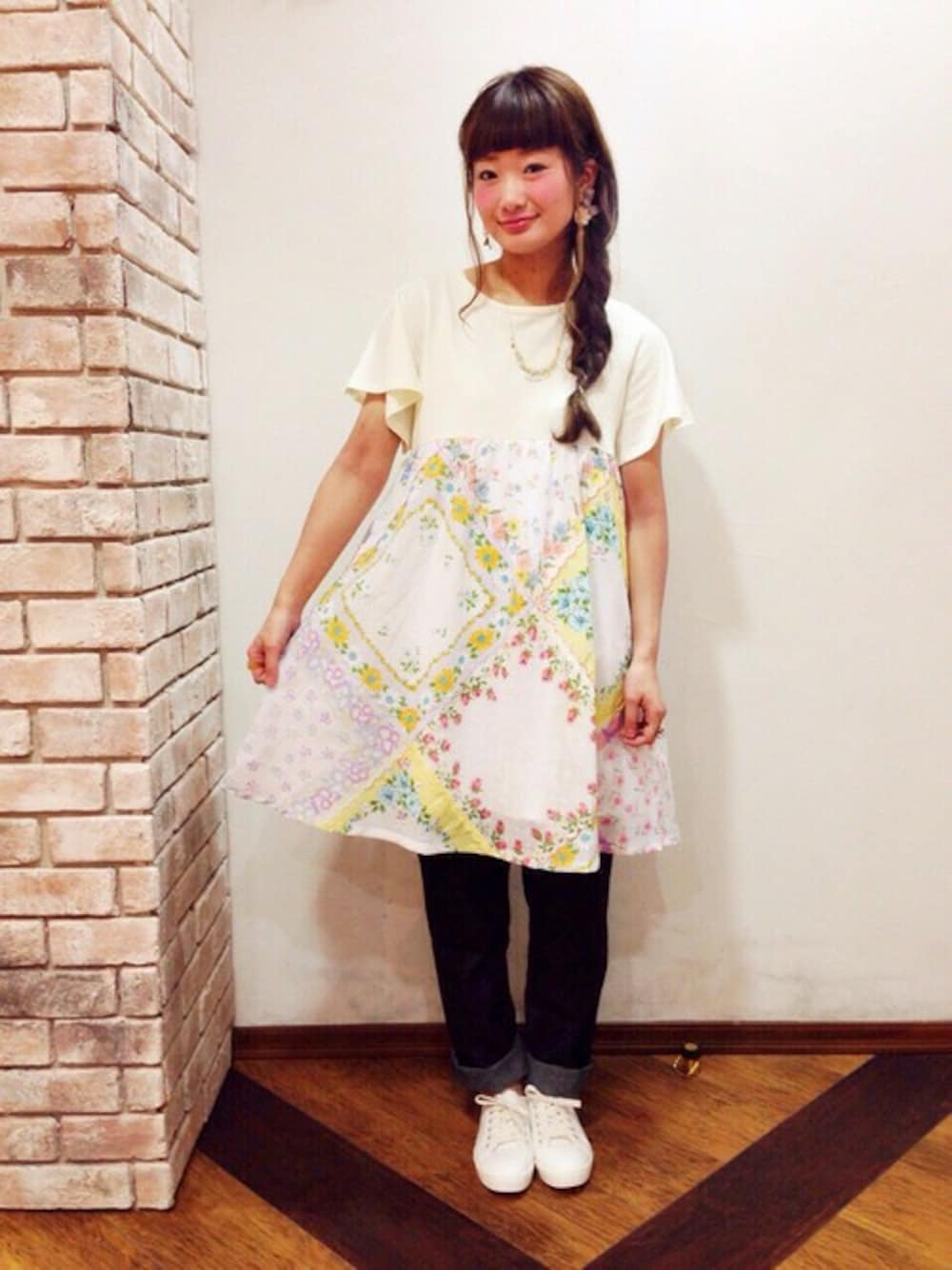 paravion（パラビオン）の「ハンカチパッチワークワンピース（）」 - WEAR