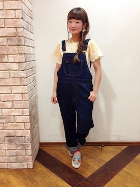 「paravion（パラビオン）のアイテム」を使った、つぅちゃんさん（レディース・157cm）の春コーディネート