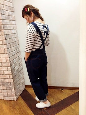 「paravion（パラビオン）のアイテム」を使った、つぅちゃんさん（レディース・157cm）の夏コーディネート