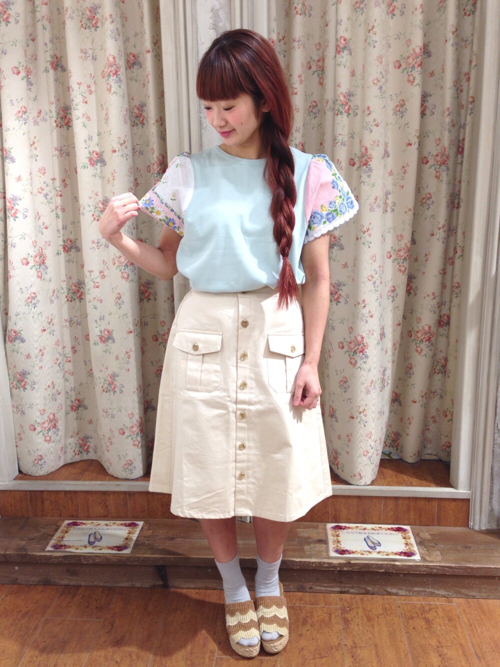 パラビオン オリジナルハンカチブラウス paravion（パラビオン）の「ハンカチ袖TOPS（）」 - WEAR