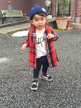 utaさん（キッズ・80cm）の秋コーディネート