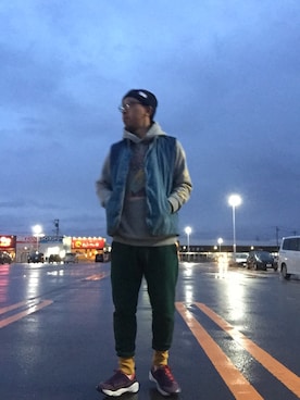 UEさん（メンズ・175cm）の秋コーディネート