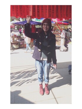 雪星さん（レディース・164cm）の冬コーディネート