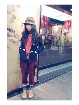 雪星さん（レディース・164cm）の冬コーディネート