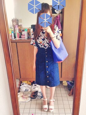 takaさん（レディース・159cm）の夏コーディネート