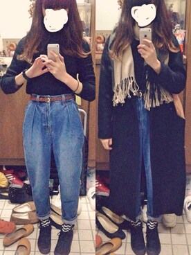 takaさん（レディース・159cm）の冬コーディネート