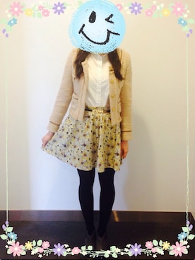 「MISCH MASCH（ミッシュマッシュ）のアイテム（ノーカラージャケット）」を使った、まりりんさん（レディース・166cm）の春コーディネート