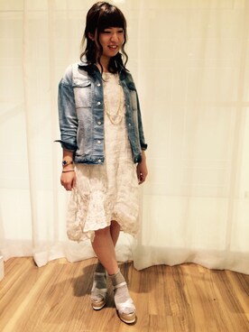 「AS as know as（エーエス アズノウアズ）のアイテム（ワンピース/ドレス）」を使った、annatokochan♡さん（レディース・156cm）の春コーディネート
