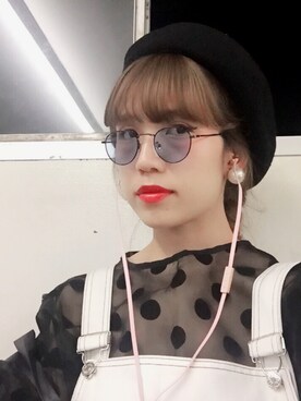 「アイテム（ハンチング/ベレー帽）」を使った、中谷愛さん（レディース・157cm・20代）の春コーディネート