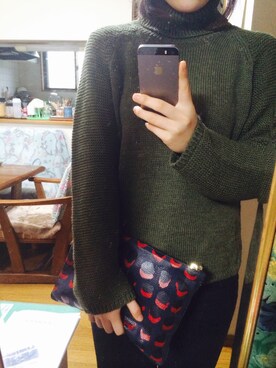 「アイテム（クラッチバッグ、その他）」を使った、masakoさん（レディース・156cm）の冬コーディネート