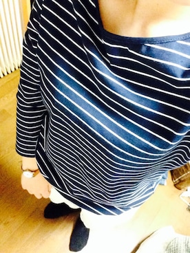 「Marc by Marc Jacobs（マークバイマークジェイコブス）のアイテム（アナログ腕時計、ブラウン系）」を使った、mkcさん（レディース・150cm）の春コーディネート