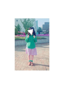 908さん（レディース・152cm）の春コーディネート