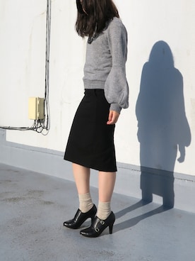 「mio notis（ミオノティス）のアイテム」を使った、Esmeralda（エスメラルダ）さん（レディース・160cm）の冬コーディネート