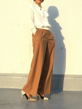 「ボウタイ」｜Esmeralda（エスメラルダ）さん（レディース・160cm）の冬コーディネート