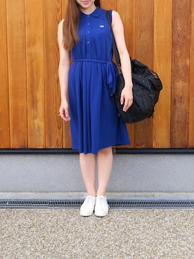 「アイテム（レインシューズ）」を使った、Esmeralda（エスメラルダ）さん（レディース・160cm）の夏コーディネート