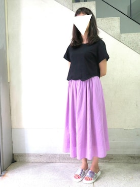 「LOKITHO（ロキト）のアイテム」を使った、Esmeralda（エスメラルダ）さん（レディース・160cm）の夏コーディネート