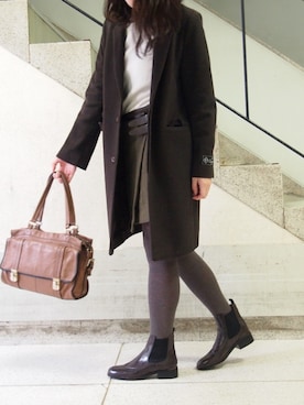 「EDITION（エディション）のアイテム」を使った、Esmeralda（エスメラルダ）さん（レディース・160cm）の秋コーディネート