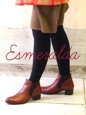 「BONTRE（ボントレ）のアイテム」を使った、Esmeralda（エスメラルダ）さん（レディース・160cm）の秋コーディネート