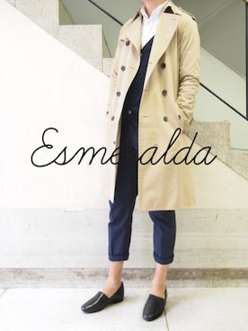 「T2[in]（ツイン）のアイテム」を使った、Esmeralda（エスメラルダ）さん（レディース・160cm）の秋コーディネート