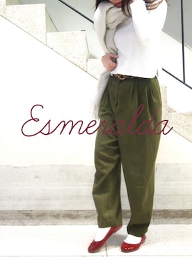 「American Apparel（アメリカンアパレル）のアイテム」を使った、Esmeralda（エスメラルダ）さん（レディース・160cm）の冬コーディネート