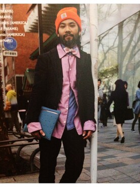 BEAMS BUYER TANY 谷篤人さん(メンズ・168cm)の春コーディネート