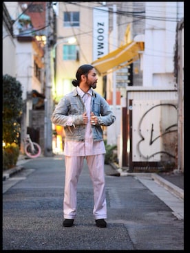 BEAMS BUYER TANY 谷篤人さん(メンズ・168cm)の春コーディネート