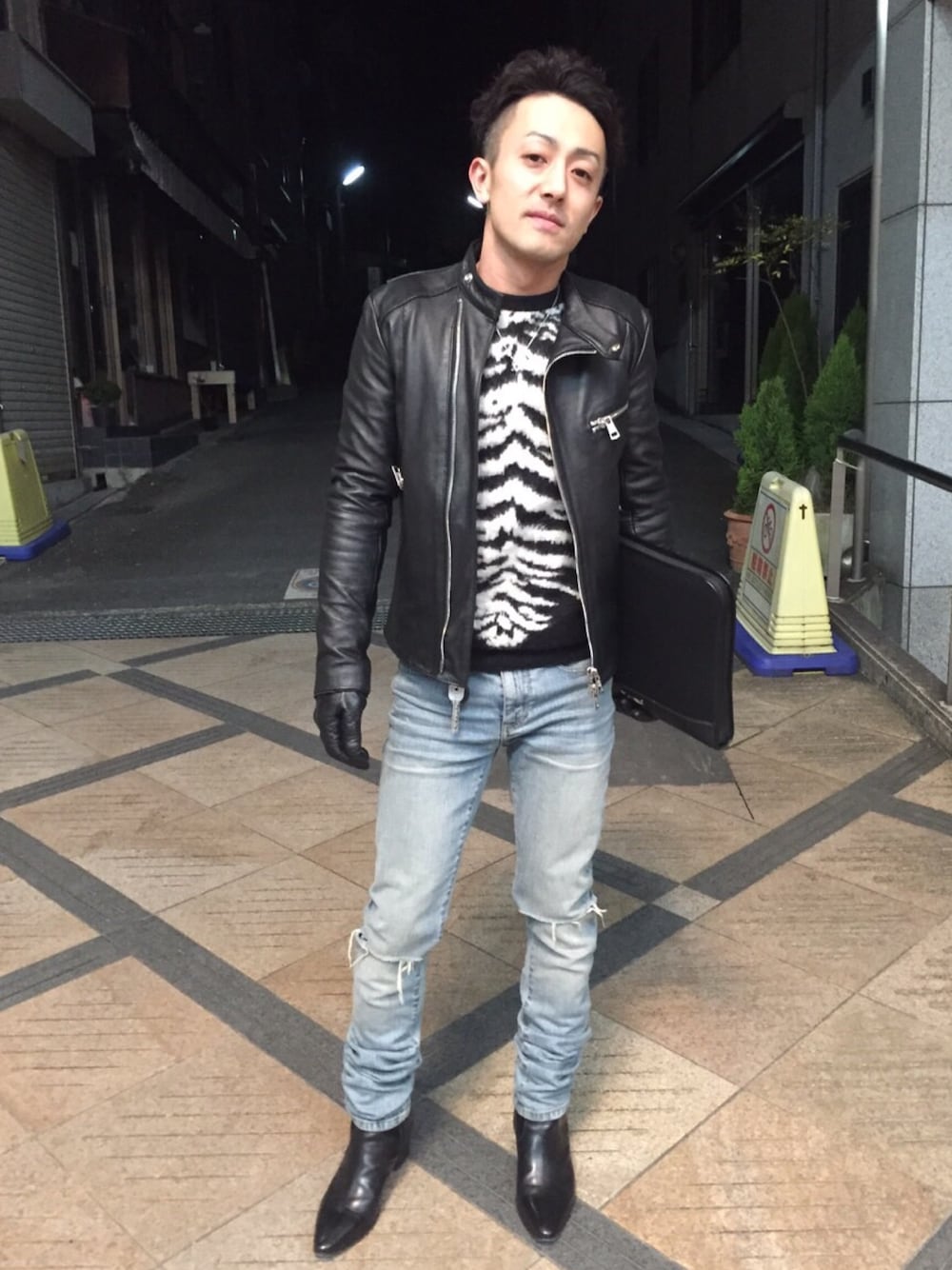 AKMのライダースジャケットを使った人気ファッションコーディネート - WEAR