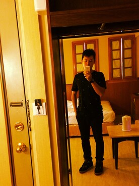 「ADLIB（アドリブ）のアイテム（Tシャツ/カットソー）」を使った、ciao_howさん（メンズ・170cm）の夏コーディネート