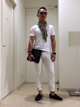「セレブ風」｜ヒロユキさん（メンズ・175cm）の夏コーディネート