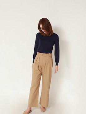 「アイテム（ドレスシューズ）」を使った、SINOWSさん（レディース・173cm）の秋コーディネート