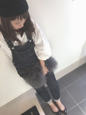 「バルーンスリーブ」｜monさん（レディース・153cm）の秋コーディネート