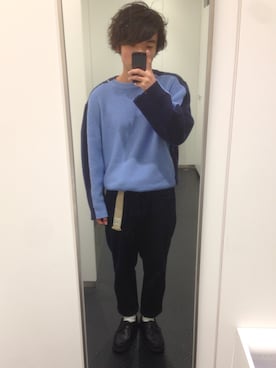 「AUGUSTE PRESENTATION（オーギュストプレゼンテーション）のアイテム」を使った、yoppi666さん（メンズ・170cm）の秋コーディネート