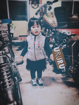 uru*さん（キッズ・80cm）の秋コーディネート