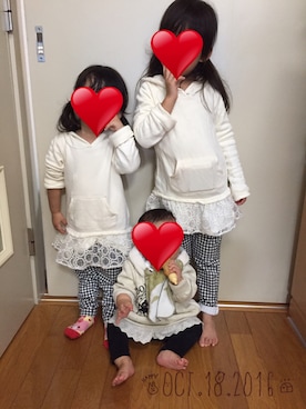 ❁さん(キッズ・100cm)の秋コーディネート
