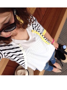 「Abel（アベル）のアイテム」を使った、Naoさん（レディース・169cm）の夏コーディネート