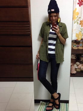 「Abel（アベル）のアイテム」を使った、Naoさん（レディース・169cm）の夏コーディネート