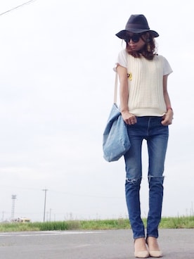 「Abel（アベル）のアイテム」を使った、Naoさん（レディース・169cm）の秋コーディネート