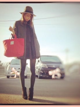 「Abel（アベル）のアイテム」を使った、Naoさん（レディース・169cm）の冬コーディネート