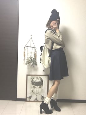 「Abel（アベル）のアイテム」を使った、Naoさん（レディース・169cm）の冬コーディネート