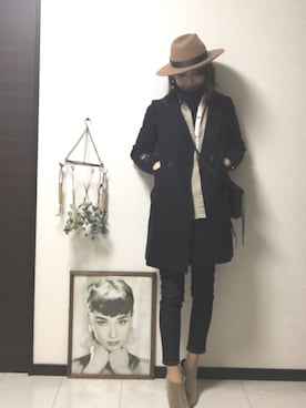 「Abel（アベル）のアイテム」を使った、Naoさん（レディース・169cm）の冬コーディネート