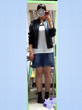 「無印良品（ムジルシリョウヒン）のアイテム（ブルゾン）」を使った、kanaさん（レディース・165cm）の秋コーディネート
