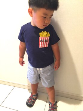 Umさん（キッズ・100cm）の夏コーディネート