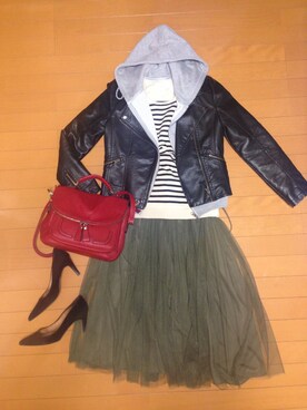 えりなさん（レディース・162cm）の秋コーディネート