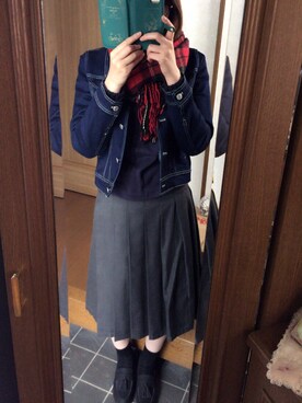 「PLAIN CLOTHING（プレーンクロージング）のアイテム（その他シューズ）」を使った、sssさん（レディース・167cm）の冬コーディネート