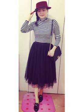 「Jeffrey Campbell（ジェフリーキャンベル）のアイテム（その他シューズ）」を使った、Sunny Fanさん（レディース・170cm）の秋コーディネート