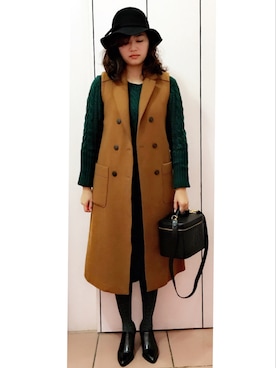 「LOVFEE（ラッフィ）のアイテム（ワンピース/ドレス）」を使った、Sunny Fanさん（レディース・170cm）の冬コーディネート