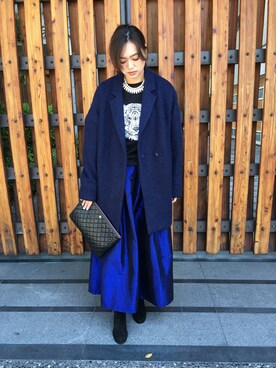 「wip（ウィップ）のアイテム」を使った、Sunny Fanさん（レディース・170cm）の冬コーディネート