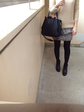 「rag & bone（ラグアンドボーン）のアイテム（ブーツ）」を使った、yaeさん（レディース・169cm）の秋コーディネート