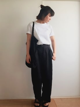 「relume」｜く ろ さん（レディース・155cm）の夏コーディネート